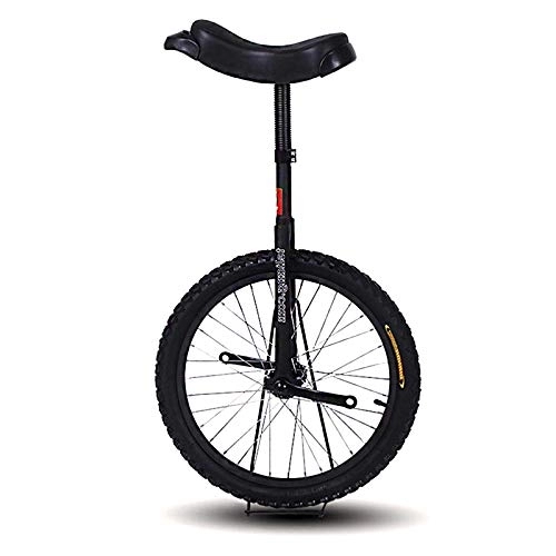 Einräder : MXSXN Einrad Kinder Extra Groß 24 Zoll Erwachsene Einrad Für Große Menschen Größe Von 160-195Cm (63"-77"), Schwarz, Hochleistungsstahlrahmen Und Alufelge