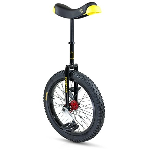 Einräder : QU-AX Unisex – Erwachsene Einrad-3095025000 Einrad, Schwarz, One Size
