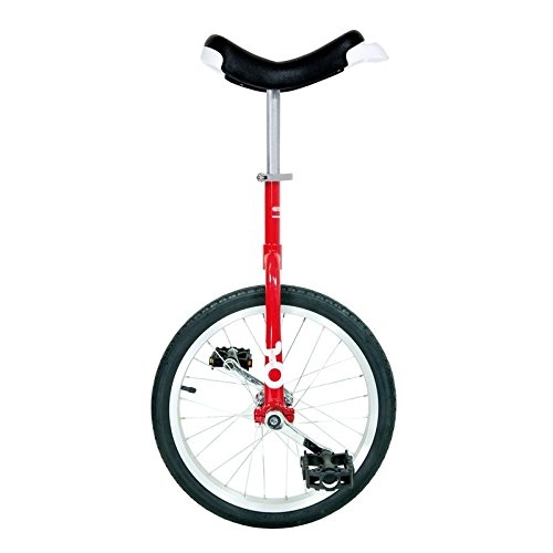 Einräder : QU-AX Unisex – Erwachsene Onlyone Einrad, Rot, One Size