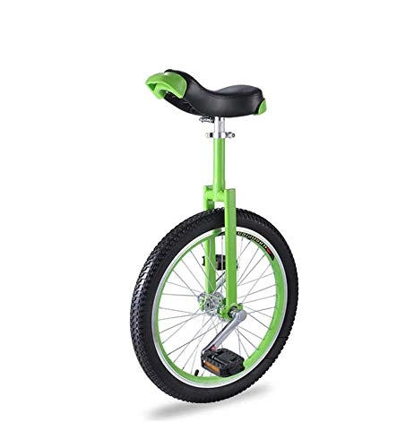 Einräder : Rad Trainer Einrad 16 / 18 / 20 Zoll Beweglicher Einzel Runde Fahrrad Skidproof Reifen Gleichgewicht bung Radfahren, Grn, 16 inch