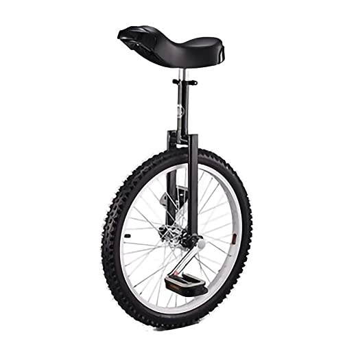 Einräder : Schwarzes Freestyle-Einrad Geeignet Für Höhe 160Cm-175Cm, Aluminium-Einräder Für Erwachsene Anfänger, 20 Zoll (Farbe : Schwarz, Größe : 20 Zoll) Langlebig