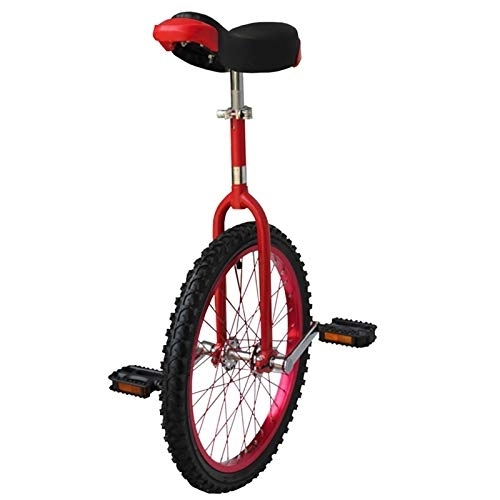 Einräder : SSZY Einrad 16-Zoll-Rad Einrad für Kinder / Kinder / Jungen, Outdoor-Sportarten Balance Cycling, Free Stand-Bike Einräder mit Rutschfestem Reifen und Ständer (Color : Red)
