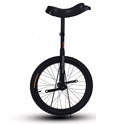 Einräder : SSZY Einrad 18"Zoll Rad Einrad für Kinder, Auslaufsicheres Reifenrad Radfahren Im Freien, Anfängergröße 140-150cm, Alter 6 / 7 / 8 / 9 / 10 Jahre Alt (Color : Black)