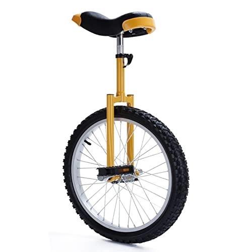 Einräder : WAHHWF Einrad Kinder Einrad für Kinder Anfänger, 20 / 18 / 16 Zoll Rad, Einrad Einradreifen Berg-Einrad für Erwachsene Jugendliche Jugend, Lädt 220 Pfund (Color : Yellow, Size : 16inch)