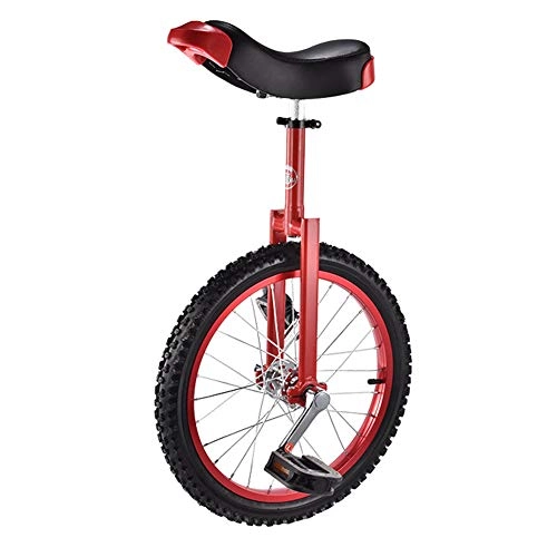 Einräder : Wheelbarrow-Einzelradfahrrad 18-Zoll-Sportwagen fr Erwachsene Kinder-red-18feet