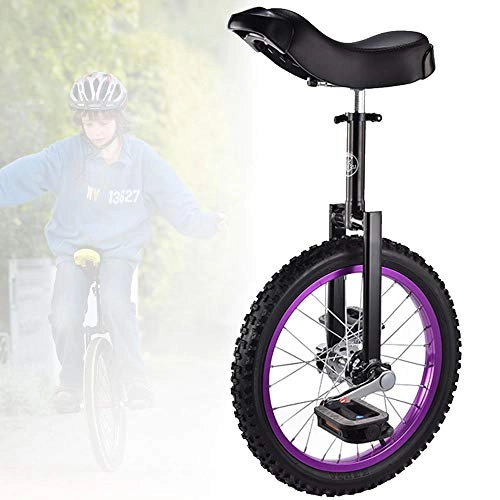 Einräder : WHR-HARP Einrad für Erwachsene, Einrad Outdoor Einrad, mit Extra Dickem Alufelgenreifen, Verstellbarem Sitz, für Outdoor-Sport Fitness Fitness Gesundheit, Black-18inch