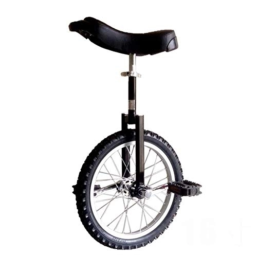 Einräder : WYFX 24" Laufrad-Trainer-Einrad für Erwachsene, für Unisex-Erwachsene / Große Kinder / Mama / Papa, robuster Stahlrahmen und Alufelge, bestes Geburtstagsgeschenk (Farbe : Schwarz)