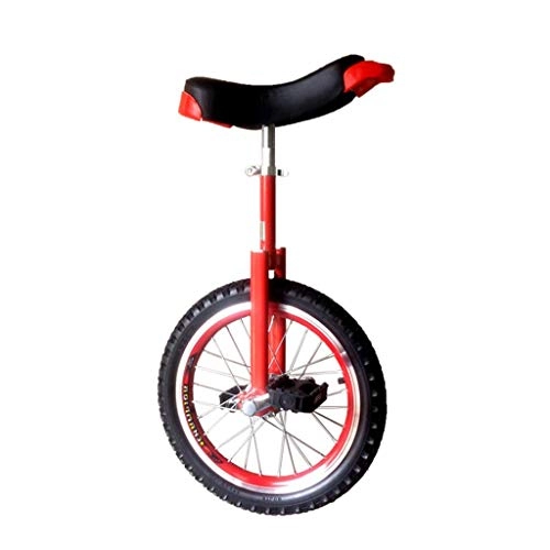 Einräder : XYSQ Stehen Einrad Free Wheel Skidproof Tire Bike Einrad Radfahren, 18 / 20 / 24 Zoll-Single-Rad Fahrrad-Laufräder, Double-Layer-Aluminium-Legierung Verdickte Reifen (Color : Red, Size : 18inch)