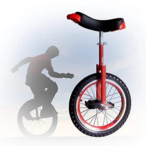 Einräder : YQG 16 / 18 / 20 / 24 Zoll Rad Einrad, Trainer Freestyle Einrad H?henverstellbar Skidproof Mountain Tire Für Erwachsene Kinder (Color : Red, Size : 24 inch)