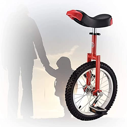 Einräder : YQG 16 / 18 / 20 Zoll Einrad, rutschfeste Butyl Mountain Reifen Balance Radsportübung Bequem Und Einfach Zu Handhaben Geeignet for 120CM-175CM (Color : Red, Size : 20 inch)