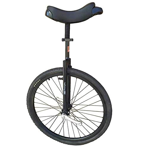 Einräder : ywewsq Schwarz Herren, 28-Zoll-Rad Erwachsene Balance Radfahren für große Menschen / Ihren Vater (Höhe von 160-195 cm), mit Heavy Duty Ständer