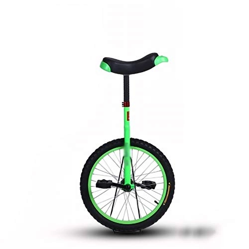 Einräder : YYLL Bright Green Einrad mit verbreiterter verdickte Alufelge Einrad mit Double Lock Design for Outdoor Sports Fitness (Color : Green, Size : 14inch)