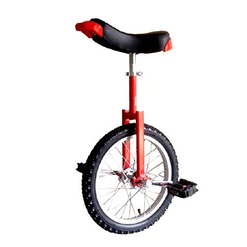 Einräder : YYLL Einrad Kinder Erwachsene Competitive Unicycle Verwendet for Radverkehrsgewichtsverlust und Fitness (Color : Red, Size : 16inch)