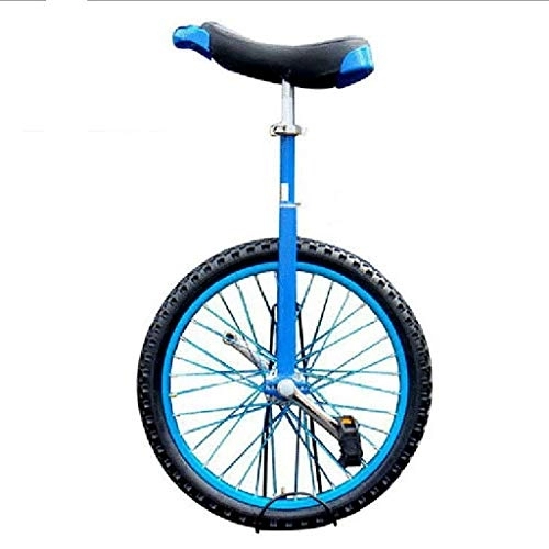 Einräder : ZSH-dlc 16 / 18 / 20 / 24 Zoll Freestyle Einrad Einrad Laufrads, Geeignet for Kinder Und Erwachsene, Höhenverstellbar, Beste Geburtstag, 4 Farben (Color : Blue, Size : 16 inch)