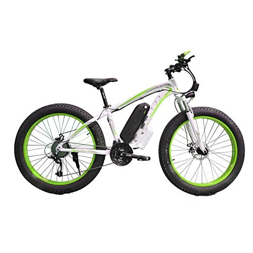 Elektrofahrräder : 17.5ah Batterie Elektro-Mountainbike, 48v 1000w Fahrrad 4.0 Fat Tire Snow Beach e-Bike, für Die StäDtische Umwelt Und Den Weg Zur Und Von Der Arbeit
