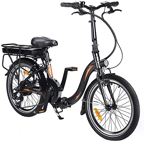 Elektrofahrräder : 20 Zoll Elektrisches Fahrrad Electric Bike E-Bike Faltrad E-Bike Citybike Elektrofahrrad mit 10Ah 36V Wasserdicht IP54
