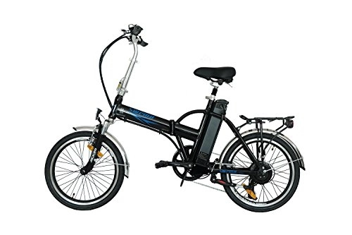 Elektrofahrräder : 20 Zoll Swemo Alu Klapp E -Bike / Pedelec Sw 200 Neu (Schwarz)