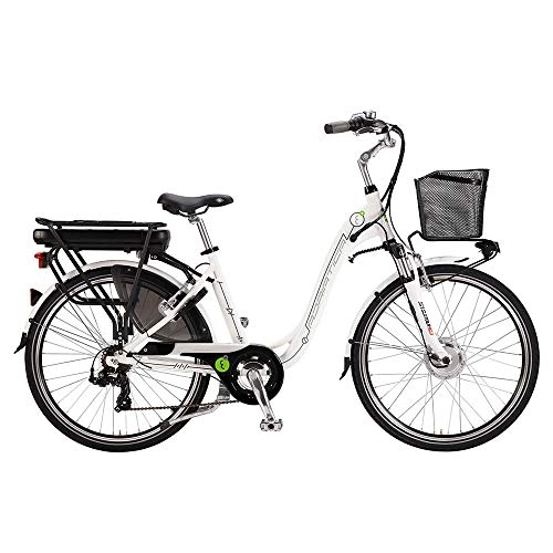 Elektrofahrräder : 26 Zoll Damen Elektro Trekking Fahrrad 7 Gang Adriatica E1 LADY, Farbe:wei