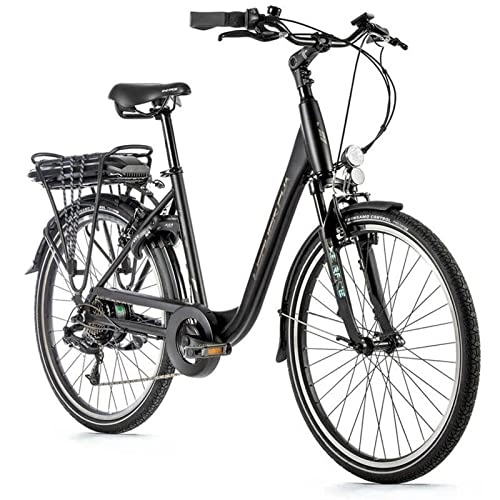 Elektrofahrräder : 26 Zoll Elektro Fahrrad Leader Fox Latona 7 Gang Pedelec LG 36V Schwarz Rh42 cm