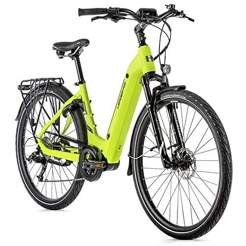 Elektrofahrräder : 28 Zoll E-Bike Leaderfox SAGA Elektro Fahrrad Pedelec Samsung 504 WH 14Ah Bafang Neon-Gelb, 51 cm