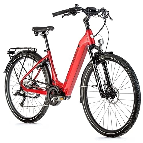 Elektrofahrräder : 28 Zoll E-Bike Leaderfox SAGA Elektro Fahrrad Pedelec Samsung 504 Wh 14Ah Bafang Rot