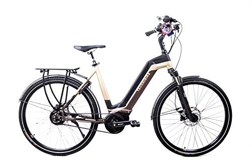 Elektrofahrräder : 28 Zoll E-Bike TechniBike City Elektro Fahrrad Pedelec Riemen N330 Nu Vinci Continental Gr.L