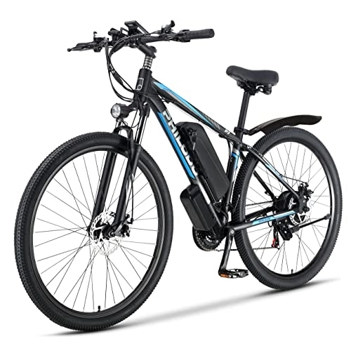 Elektrofahrräder : 29'' Bike Mountain Bike, Electric Bicycle with 48V 13Ah Removable Batteries, Range 60 Miles, 72N.m, Dual Hydraulic Disc E-Bike, 3 Riding Modes, LCD Display, Shimano 21 Speed