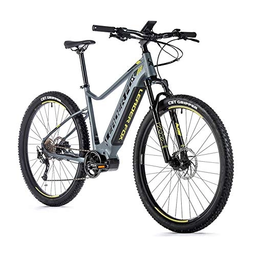 Elektrofahrräder : 29 Zoll E-Bike Leader Fox Awalon Gent Shimano 9 Gang M420 80Nm 17, 5Ah Grau RH 45cm