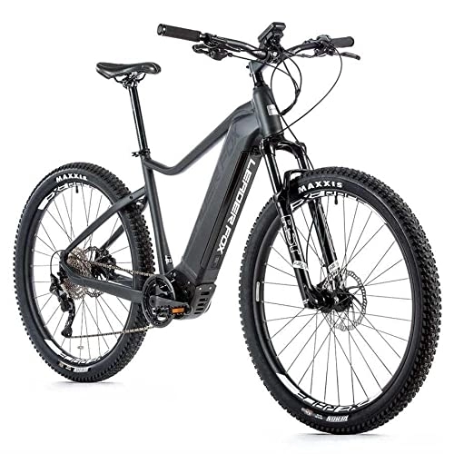 Elektrofahrräder : 29 Zoll E-Bike Mountainbike Leader Fox Orem grau schwarz Rh55cm