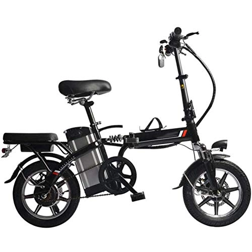 Elektrofahrräder : 350W Hochgeschwindigkeitsmotor Elektrisches Fahrrad 48V / 12AH E-Bike Zusammenklappbares Elektrofahrrad Bequem Zu Fahren, Geeignet für Erwachsene und Teenager