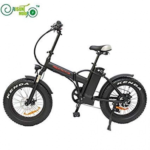 Elektrofahrräder : 48V 500W 8Fun / Bafang Hub Motor 20" Ebike Mini Folding Fat Tire Electric Bicycle with 48V 12.5AH Lithium Battery and Hydraulic Brake