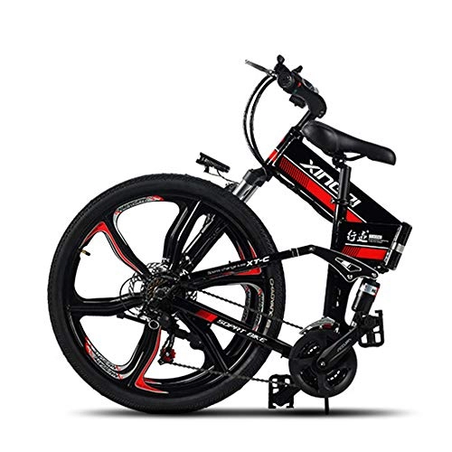 Elektrofahrräder : A WARM HOME Elektrofahrrad Mountainbike, 26 Reifen Elektrisches Faltbares City E-Bike Fahrrad mit 350W Kettenschaltung Shimano 21 Gang