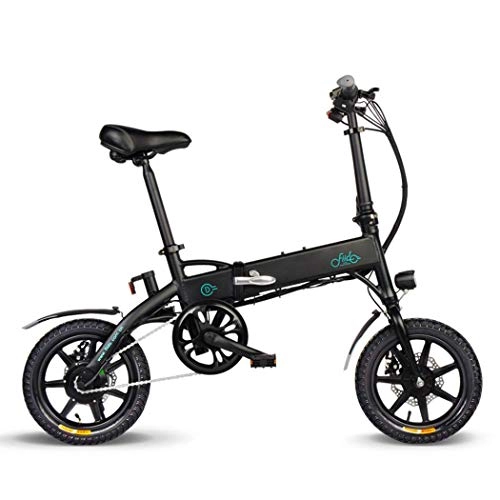 Elektrofahrräder : Adolenb Elektrofahrrad 14 Zoll E-Bike Faltende, 2019 Neue Mini Mountainbike Klappbar mit 36V 7.8 / 10.4Ah Lithium-Ionen Batterien, Höchstgeschwindigkeit 25km / h
