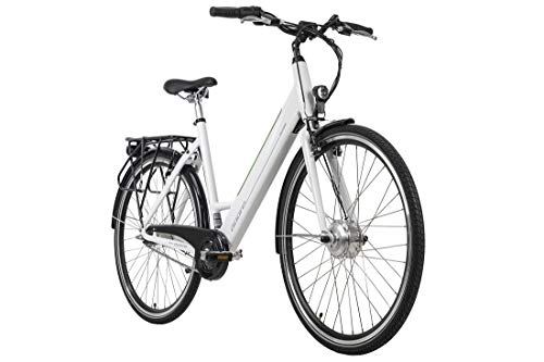 Elektrofahrräder : Adore Alu E-Citybike 28'' Palermo weiß 250W Li-Ion 36V / 8, 7 Ah / 313, 2 Wh 3 Gänge