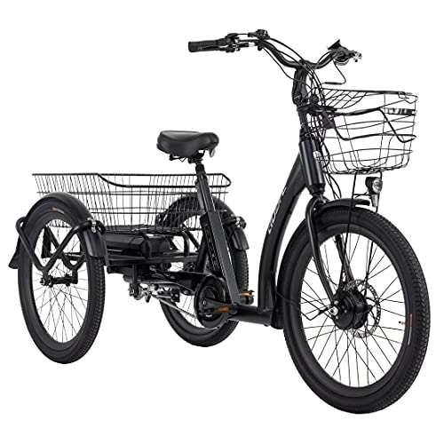 Elektrofahrräder : Adore Cargo E-Bike Swing Lastenrad mit Li-Ion-Akku 3 Gänge