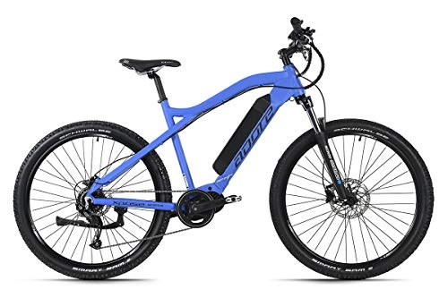 Elektrofahrräder : Adore E-Mountainbike Xpose 27, 5'' Alu Pedelec blau 9 Gang E-Bike 250 Watt Li-Ion 36V / 14 Ah