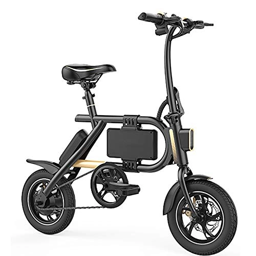 Elektrofahrräder : AI CHEN Faltbares elektrisches Fahrrad-Moped-Minifahrrad-Erwachsene Generation, die Batterielebensdauer des Roller-25KM fährt