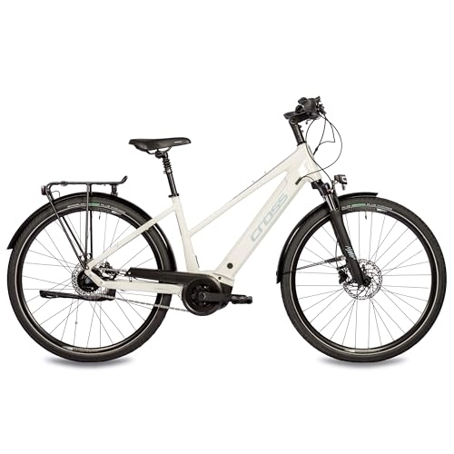 Elektrofahrräder : Airtracks 28 Zoll Damen E-Bike City Fahrrad NOVA City Bosch Performance LINE 625Wh 5 Gang Shimano Nexus Inter - Rahmen 45cm 50cm - Mod 2024 (45cm (Körpergröße 155-170cm))
