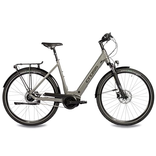 Elektrofahrräder : Airtracks 28 Zoll Damen E-Bike LS City Fahrrad NOVA City Bosch Performance LINE 625Wh 5 Gang Shimano Nexus 5E - Rahmen 45cm 50cm 55cm - Mod 2024 (50cm (Körpergröße 170-185cm))
