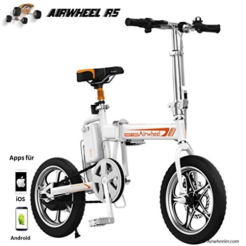 Elektrofahrräder : Airwheel R5, Klapprad Herren M Bianco