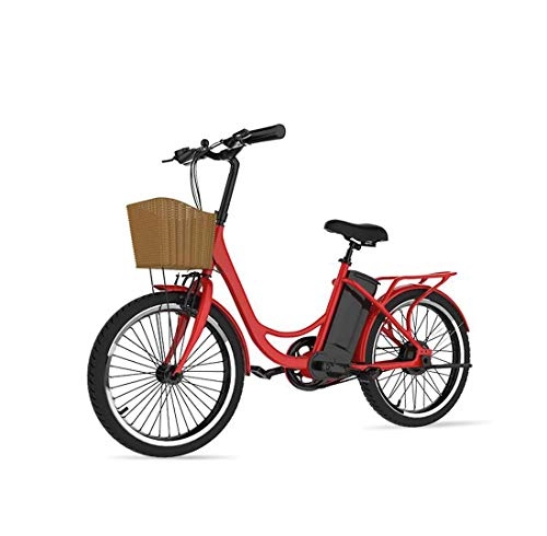 Elektrofahrräder : AISHFP 22 Zoll Erwachsene Stadt elektrisches Fahrrad, Lithium-Batterie-LCD-Display Elektrische Pendler Fahrrad, Aluminium Rahmen E-Bikes, C