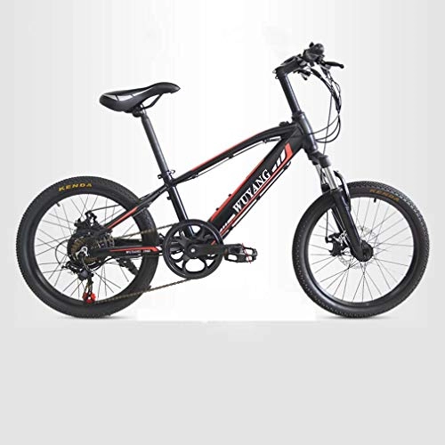 Elektrofahrräder : AISHFP 7 Geschwindigkeit Electric Mountain Bike, 36V 6AH Lithium-Batterie, 240W Strand Schnee Bikes, Aluminiumlegierung Jugendkursteilnehmer, Fahrrad, 20 Zoll-Räder
