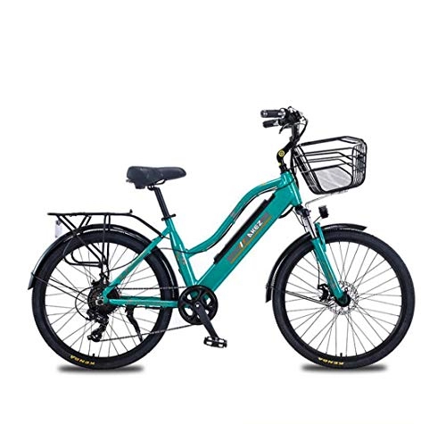Elektrofahrräder : AISHFP Adult 26inch Electric Mountain Bike, Abnehmbare 36V-Lithium-Batterie, Aluminium Rahmen elektrisches Fahrrad, mit LCD-Anzeige Commuter Bikes, A