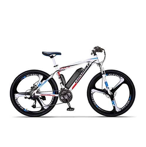 Elektrofahrräder : AISHFP Erwachsene 26 Zoll Electric Mountain Bike, 36V-Lithium-Batterie, Aluminium Rahmen Offroad Elektro-Fahrrad, 27 Geschwindigkeit, B, 40KM