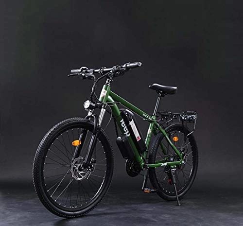 Elektrofahrräder : AISHFP Erwachsene 26 Zoll Electric Mountain Bike, 36V-Lithium-Batterie-Aluminiumlegierung elektrisches Fahrrad, LCD Display Anti-Diebstahl-Geräte-24-Gang, D, 8AH