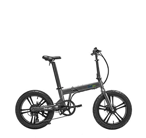 Elektrofahrräder : AISHFP Erwachsene faltbares Gebirgs elektrisches Fahrrad, mit LCD-Anzeige Aluminiumlegierung 7 Geschwindigkeits-elektrisches Fahrrad, 20 Zoll Alufelgen Magnesium, B