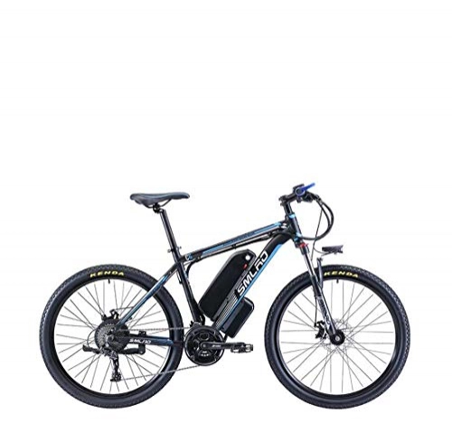Elektrofahrräder : AISHFP Erwachsene Mountain Electric Bikes, 500W 48V13-16AH Lithium-Batterie, 27 Geschwindigkeit Aluminiumlegierung Elektro-Fahrrad, B, 16AH