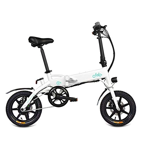 Elektrofahrräder : akaddy FIIDO D1 Faltbares Elektrofahrrad 3 Fahrmodus Wiederaufladbares E-Fahrrad (Wei)