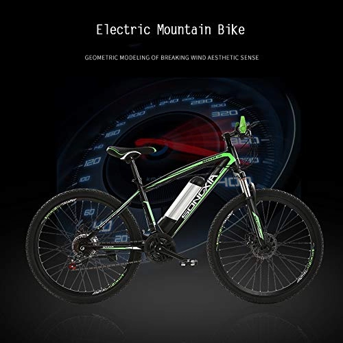 Elektrofahrräder : AKEFG Elektrofahrrad fr Erwachsene, Herren-Mountainbike, Magnesium-Legierung Ebikes Fahrrder All Terrain, 26" 38V 250W austauschbaren Lithium-Ionen-Batterie Fahrrad Ebike