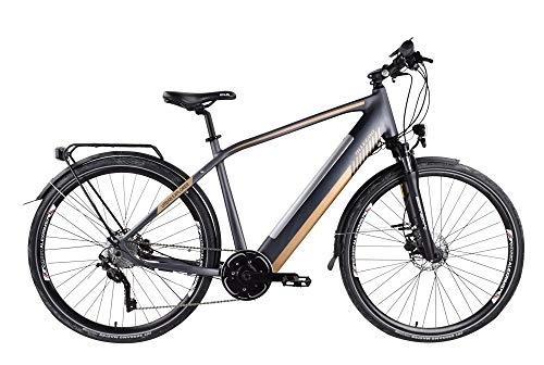 Elektrofahrräder : Allegro Damen E-Bike Urban Explorer, Schwarz, 28 Zoll